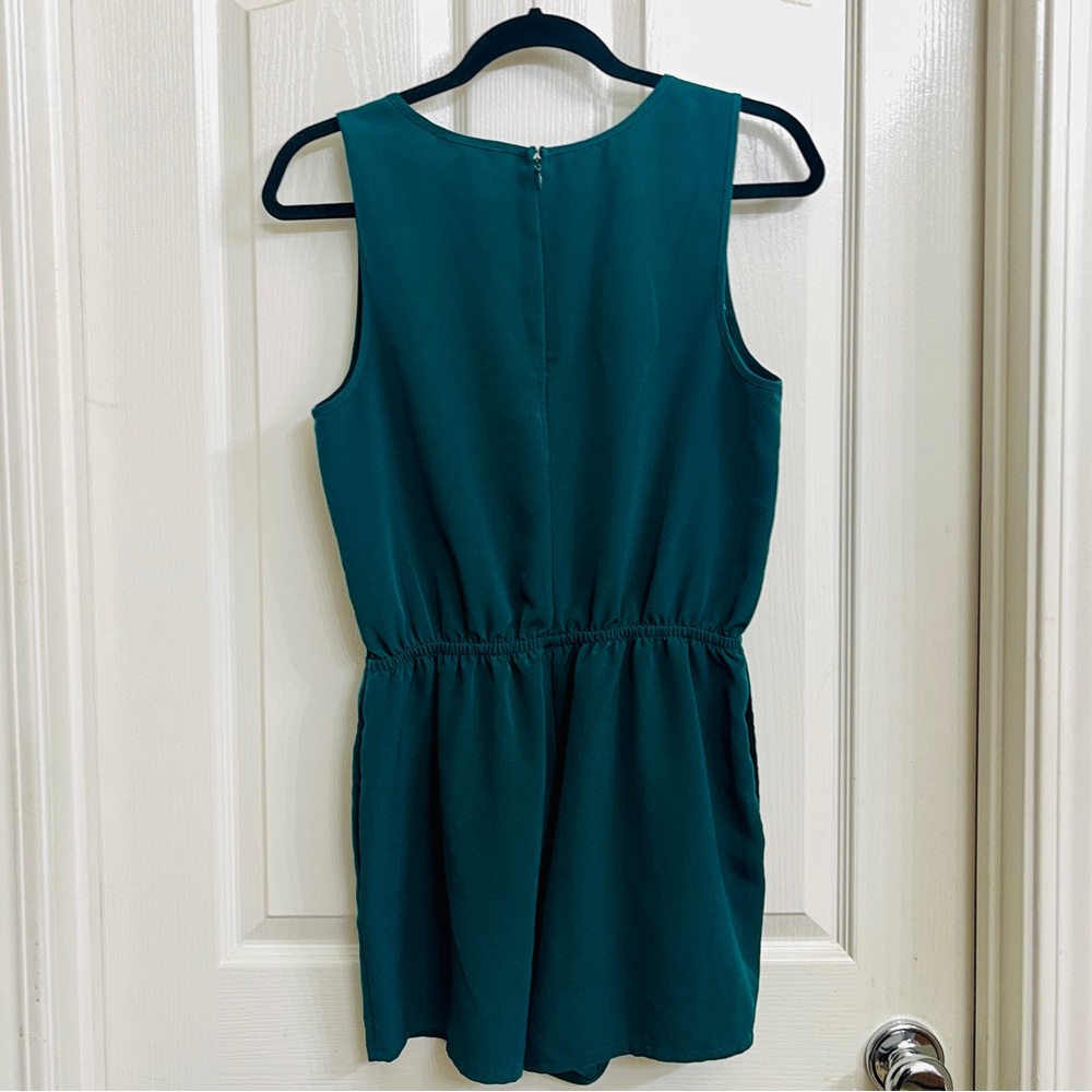 Forever 21 Hunter Green Sleeveless Jumpsuit - Picture 2 of 5